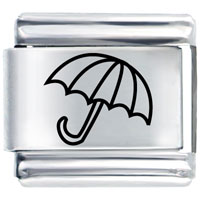 Italian Charms - laser umbrella italian charm Image.