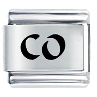 Italian Charms - co colorado state laser italian charm Image.