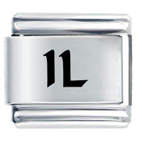 Italian Charms - il illinois state laser italian charm Image.