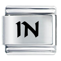 Italian Charms - in indiana state laser italian charm Image.