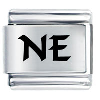 Italian Charms - ne nebraska state laser italian charm Image.
