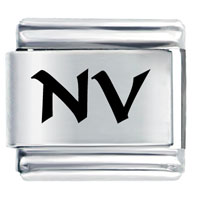 Italian Charms - nv nevada state laser italian charm Image.