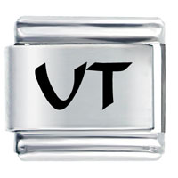 Italian Charms - ut utah state laser italian charm Image.