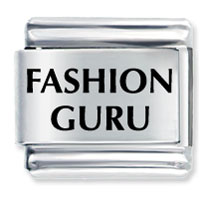 Italian Charms - fashion guru laser italian charm Image.