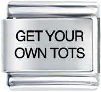 Italian Charms - get your own tots laser italian charm Image.