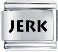 Italian Charms - jerk laser italian charm Image.