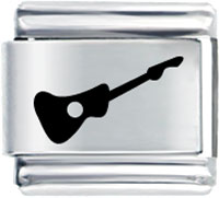 Italian Charms - laser guitar italian charm Image.