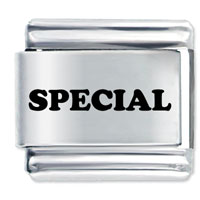 Italian Charms - special laser italian charm Image.
