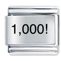 Italian Charms - 1,000! laser italian charm Image.