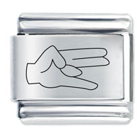 Italian Charms - the shocker laser italian charm Image.