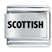 Italian Charms - scottish laser italian charm Image.