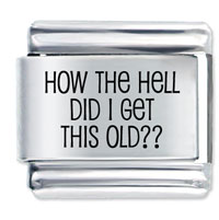 Italian Charms - how the hell laser italian charm Image.