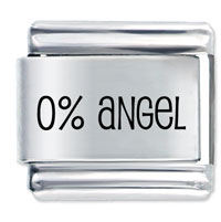 Italian Charms - 0% angel laser italian charm Image.