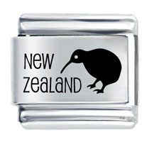 Italian Charms - new zealand bird italian charm Image.