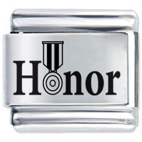 Italian Charms - school honor laser italian charm Image.
