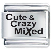 Italian Charms - cute and crazy mixed laser italian charm Image.