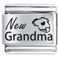 Italian Charms - new grandma laser italian charm Image.