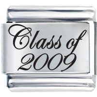 Italian Charms - class of 2009 laser italian charm Image.
