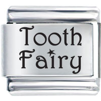 Italian Charms - tooth fairy laser italian charm Image.