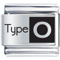 Italian Charms - type o laser italian charm Image.