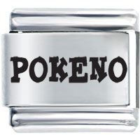 Italian Charms - pokeno laser italian charm Image.