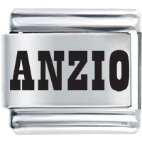 Italian Charms - anzio laser italian charm name Image.