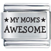 Italian Charms - family my mom's awesome laser italian charm bracelets Image.