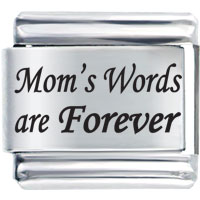 Italian Charms - family mom's words are forever laser italian charm bracelets Image.