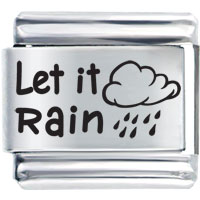 Italian Charms - season let it rain laser italian charm bracelets Image.