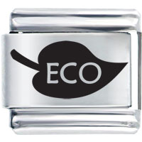 Italian Charms - eco laser italian charm Image.