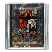 Italian Charms - gabriel and mary mega italian charm Image.