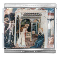 Italian Charms - fra angelico annunciation art mega italian charm Image.