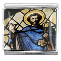 Italian Charms - st peter mega italian charm Image.