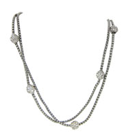 Necklaces - crystal rhinestone necklace Image.