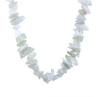 Necklaces - green aventurine stone chip necklace beaded Image.