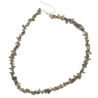 Necklaces - stone chip leopard skin necklace Image.