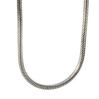 Sterling Silver Jewelry - large snake necklace Image.