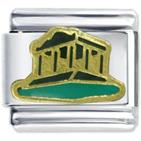 Italian Charms - the parthenon italian charm Image.