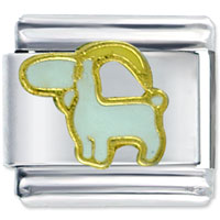 Italian Charms - mountain goat italian charm Image.
