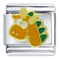 Italian Charms - cartoon dragon italian charm Image.