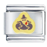 Italian Charms - pilgrim turkey italian charm Image.