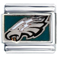 Italian Charms - nfl philadelphia eagles football licensed italian charm Image.