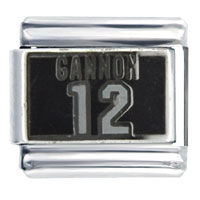 Italian Charms - nfl gannon #12 sports italian charm Image.
