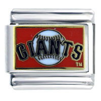 Italian Charms - mlb san francisco giants text sports italian charm Image.