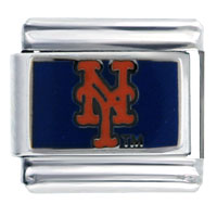 Italian Charms - mlb new york mets sports italian charm Image.