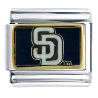 Italian Charms - mlb san diego padres sports italian charm Image.