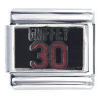 Italian Charms - mlb griffey #30 licensed italian charm Image.