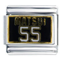 Italian Charms - mlb matsui #55 licensed italian charm Image.
