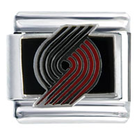 Italian Charms - nba portland trailblazers licensed italian charm Image.