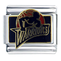 Italian Charms - nba golden state warriors licensed italian charm Image.